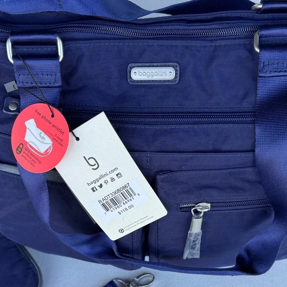 Baggallini Navy Anyday Shoulder Bag - Picture 3 of 3